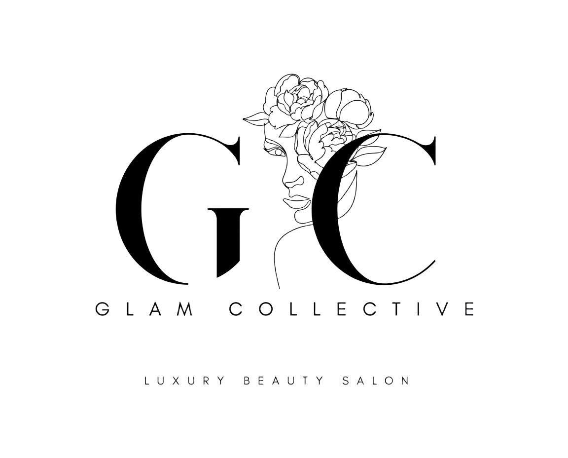 The Glam Collective — GC flower line-art logo